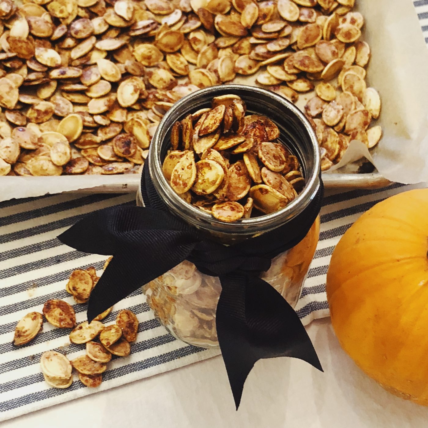 The perfect roasted pumpkin seeds!