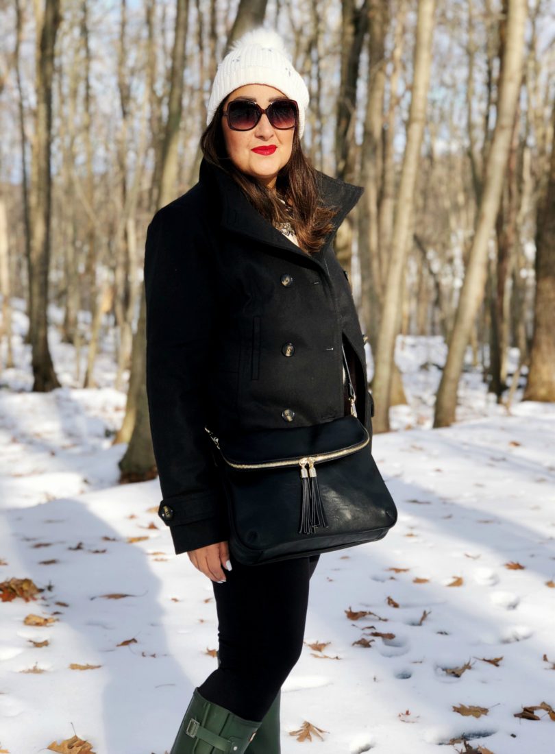 Peacoat Winter Style - Rosa Diana