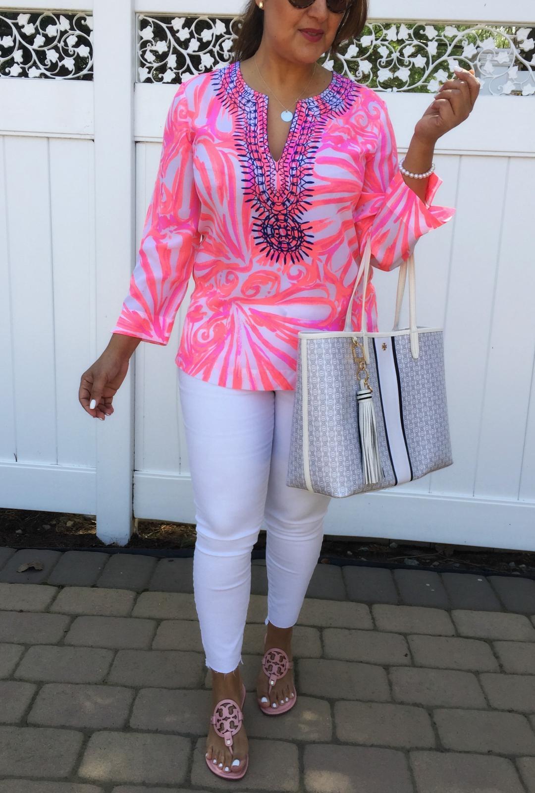 Lilly Pulitzer tops.