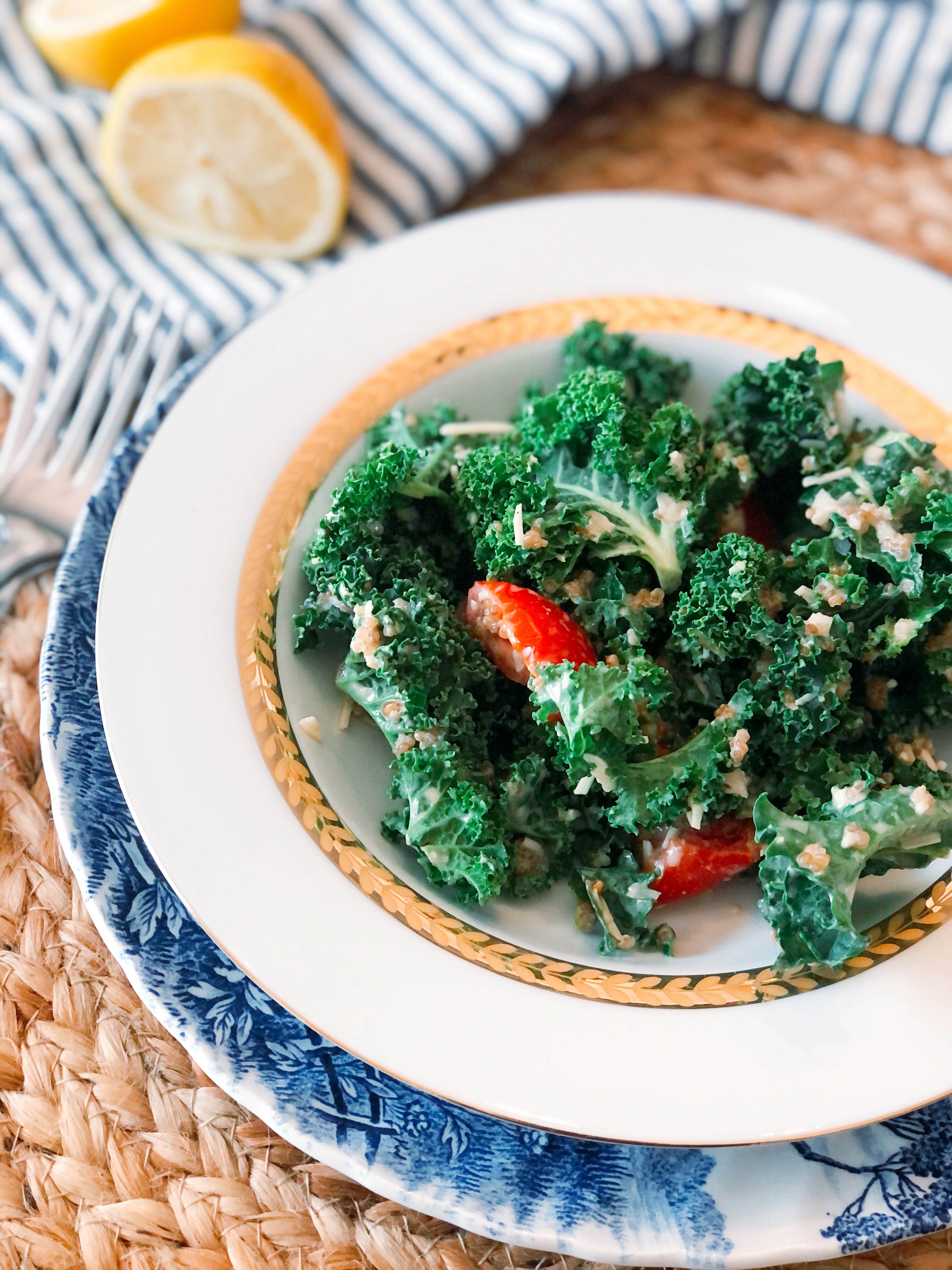 Kale & Quinoa Caesar Salad